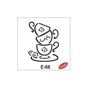 Artebella E-68 10X10 cm Stencil