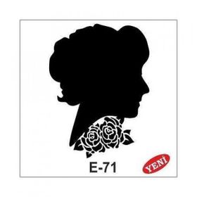 Artebella E-71 10X10 cm Stencil