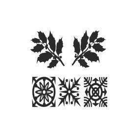 Artebella E-74 10X10 cm Stencil
