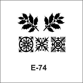 Artebella E-74 10X10 cm Stencil