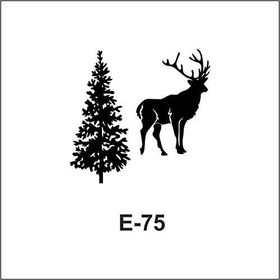 Artebella E-75 10X10 cm Stencil