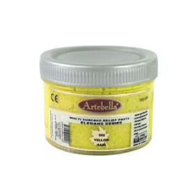 Artebella Elegans 502 Sarı 250 gr Multi Surface Rölyef Pastası