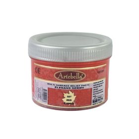 Artebella Elegans 507 Kırmızı 250 gr Multi Surface Rölyef Pastası
