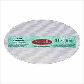 Artebella Elips 33x48 cm Tuval Kompozit