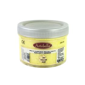 Artebella Galaxy 204 Sarı 250 gr Multi Surface Rölyef Pastası