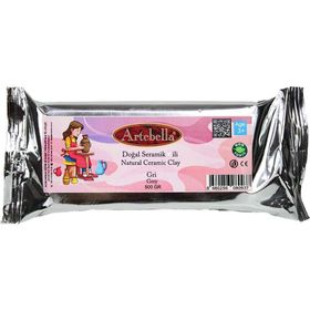 Artebella Gri 500 gr Doğal Seramik Kili