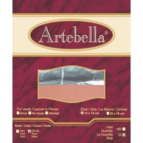 Artebella Gümüş 14x14 cm 25 Adet Metal Varak