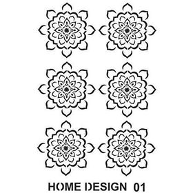 Artebella HDS01 35x50 cm Home Desingn Stencil