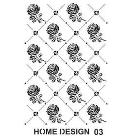 Artebella HDS03 35x50 cm Home Design Stencil