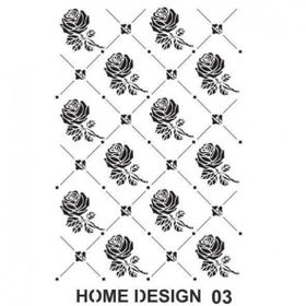 Artebella HDS03 35x50 cm Home Desingn Stencil