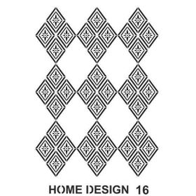 Artebella HDS16 35x50 cm Home Desingn Stencil