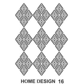 Artebella HDS16 35x50 cm Home Desingn Stencil