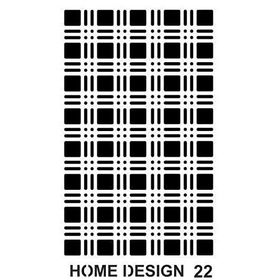 Artebella HDS22 35x50 cm Home Design Stencil