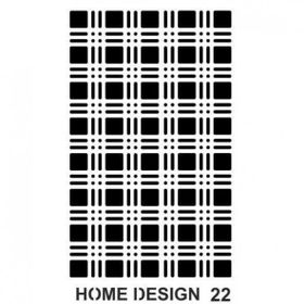 Artebella HDS22 35x50 cm Home Desingn Stencil
