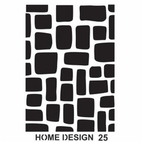 Artebella HDS25 35x50 cm Home Desingn Stencil