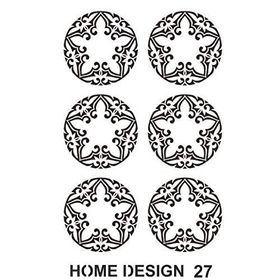 Artebella HDS27 35x50 cm Home Design Stencil