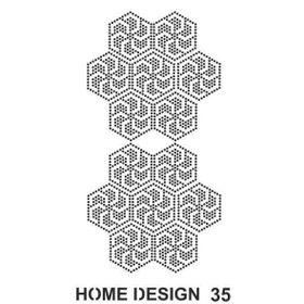 Artebella HDS35 35x50 cm Home Desingn Stencil