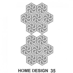 Artebella HDS35 35x50 cm Home Desingn Stencil
