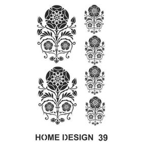 Artebella HDS39 35x50 cm Home Desingn Stencil