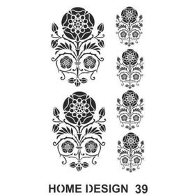 Artebella HDS39 35x50 cm Home Desingn Stencil