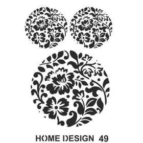 Artebella HDS49 35x50 cm Home Desingn Stencil