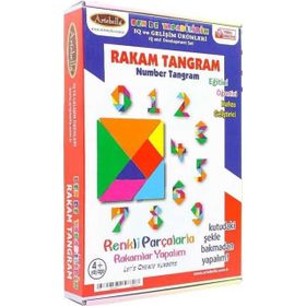 Artebella IQTN0002 Rakam Tangram Iq ve Gelişim Ürünleri