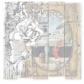 Artebella Koyu Zemin 25x25 cm 6050K Mixart Kolay Transfer