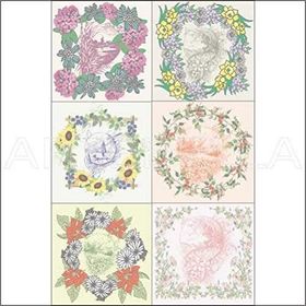 Artebella Koyu Zemin 33x48 cm 1636K Extra Büyük Kolay Transfer