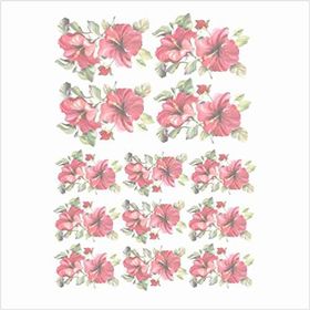 Artebella Koyu Zemin 33x48 cm 1639K Extra Büyük Kolay Transfer