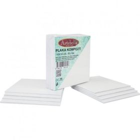 Artebella Preslenmiş 10x10 cm 8'li Set Kompozit Plaka