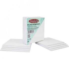 Artebella Preslenmiş 10x10 cm 8'li Set Kompozit Plaka