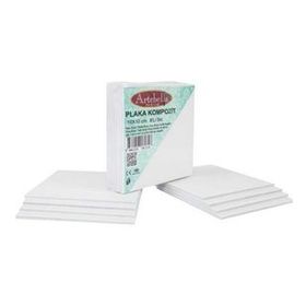 Artebella Preslenmiş 10x10 cm 8'li Set Kompozit Plaka