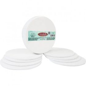Artebella Preslenmiş Yuvarlak 10 cm 8'li Set Kompozit Plaka