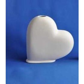 Artebella Seramik 17x6x15cm Kalp Vazo