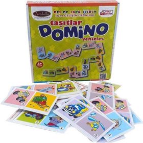 Artebella Taşıtlar Domino Iq ve Gelişim Kutu Oyunu