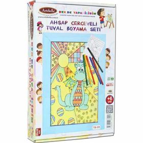 Artebella TB09 20x30 cm Tuval Mandala Boyama Seti