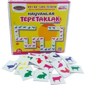 Artebella Tepetaklak Hayvanlar 5+ Yaş Iq ve Gelişim Kutu Oyunu
