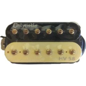 Artec HV58-ZB-B Alnico Humbucker Magnetic 7,6K Zebra Bridge