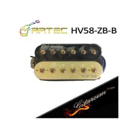 Artec HV58-ZB-B Alnico Humbucker Magnetic 7,6K Zebra Bridge