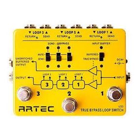 Artec LS3 Üç Kanal Loop Switch Pedal