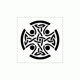 Artekil Celtic 3 Tencil 30x30 Cm Fayans Duvar Mobilya Stencil Boyama Şablonu