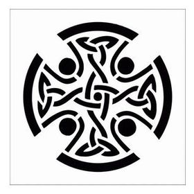 Artekil Celtic 3 Tencil 30x30 Cm Fayans Duvar Mobilya Stencil Boyama Şablonu