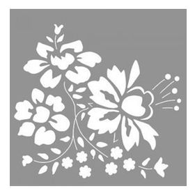 Artekil Daireler 30x30 cm Fayans Duvar Mobilya Stencil Boyama Şablonu