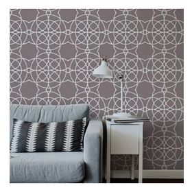 Artekil Dal Çiçek 30x30 cm Fayans Duvar Mobilya Stencil Boyama Şablonu
