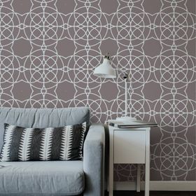 Artekil Dal Çiçek 30x30 cm Fayans Duvar Mobilya Stencil Boyama Şablonu