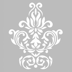 Artekil Damask 11 30x30 cm Fayans Duvar Mobilya Stencil Boyama Şablonu