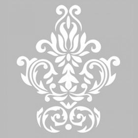 Artekil Damask 11 30x30 cm Fayans Duvar Mobilya Stencil Boyama Şablonu