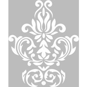 Artekil Damask 11 30x30 cm Fayans Duvar Mobilya Stencil Boyama Şablonu