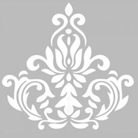 Artekil Damask 13 30x30 cm Fayans Duvar Mobilya Stencil Boyama Şablonu