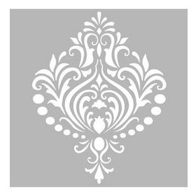 Artekil Damask 14 30x30 cm Fayans Duvar Mobilya Stencil Boyama Şablonu